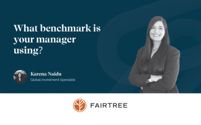 What benchmark is your manager using?